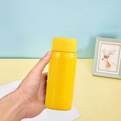 Mini Thermos Cup 150ml Portable Stainless Steel Coffee Vacuum Flasks, White