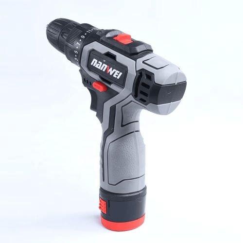 product_image_name-Generic-Cordless Drill Set - 12V Rechargeable Electric Drill & 2 Batteries-2