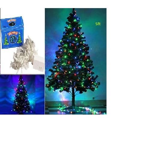 5ft Christmas Tree + 100 Bulbs Multicolor Led Light