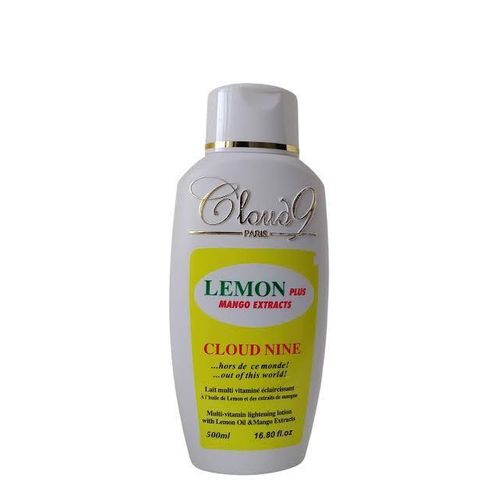 Cloud 9 Lemon plus mango extract lotion