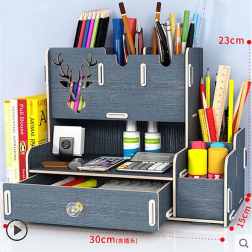 Ayane Creative Pen Pencil Holder Receiving Box Desktop Learning