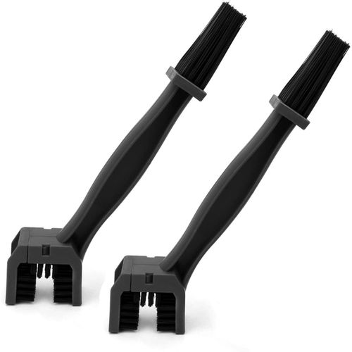 Generic 2 Pack Double Ended Bike Chain Cleaning Brush Motorcycle Chain Cleaner Tool