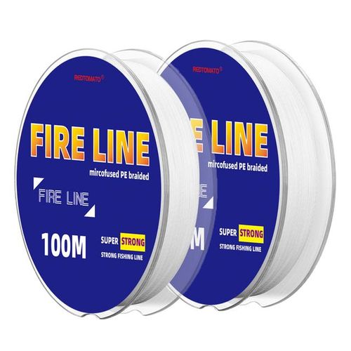 Generic Fire Line Fused Braid Smoke 10.5lb-49.6lb Multifilament Fishing Line  For Beading Pesca Bea Fireline