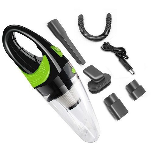 1pc USB Rechargeable Handheld Vacuum, Daily Black Portable Vacuum