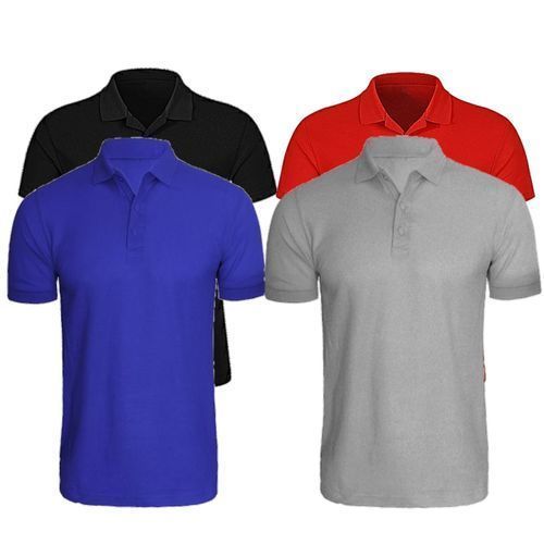 Fashion 4 In 1 Quality Men's Plain Short Sleeve Polo T-Shirts | Jumia ...