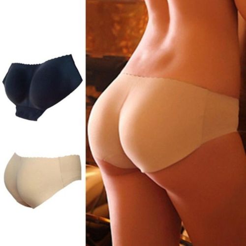 Fashion (skin Mesh)Ladies Sexy Seamless Padded Panties Bottom Panties Soft  Push Up Lingerie Women Underwear Lift Briefs Hip Enhancer Shaper SCH