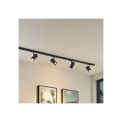 product_image_name-Generic-40w TrackLight Adjustable Track Ceiling/wall Spotlight 4 in 1 whole set – Black-1