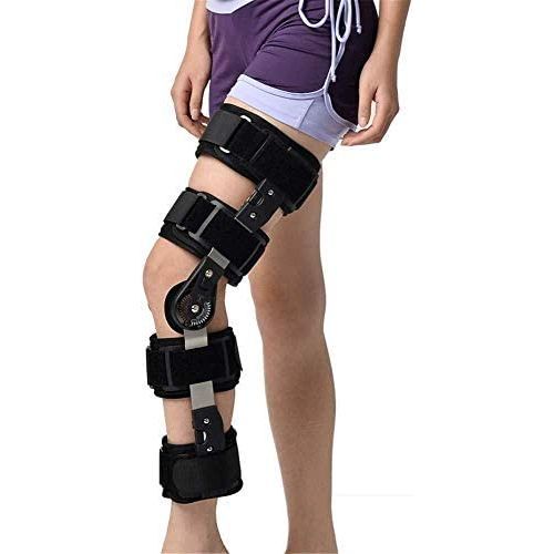 Generic Knee Braces Hinged Knee Brace, ROM Knee Immobilizer Brace Leg Braces  Orthopedic Patella Support Orthosis, LeftLeg (Color : Leftleg)