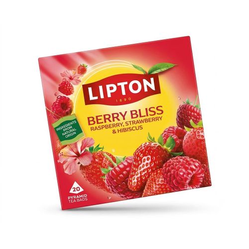 Lipton Berry Bliss with Raspberry, Strawberry & Hibiscus -20 Tea Bags