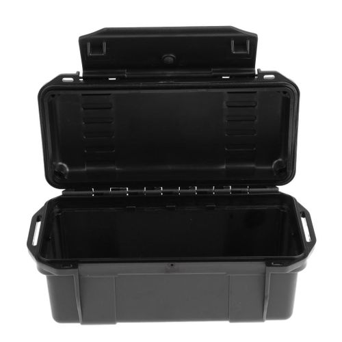 Generic Waterproof Shockproof Survival Case Container Dry Box Boating Black