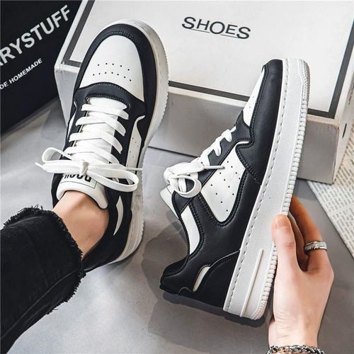 GALUIN Men's Fashion Low Top Sneakers  -BLACK - image 7
