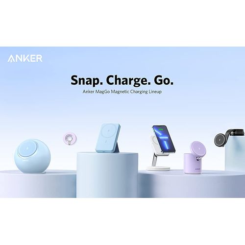 Anker 622 (MagGo) Wireless Charging Stand/Powerbank - 5000mAh - White