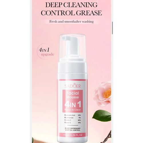 product_image_name-SADOER-4-in-1 Face Wash Foam For Deep Cleansing, Brightening And Moisturizing Facial Cleanser-1