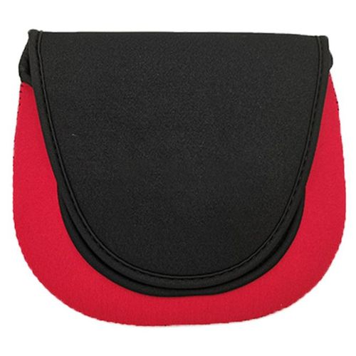 Generic Protective Fly Reel Storage Bag Case S Red Double Layer