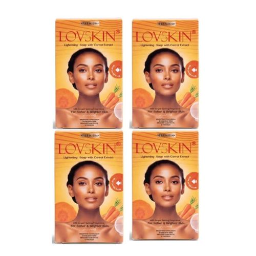 LOVSKIN Lightening soap with carrot extracts ×4 200g