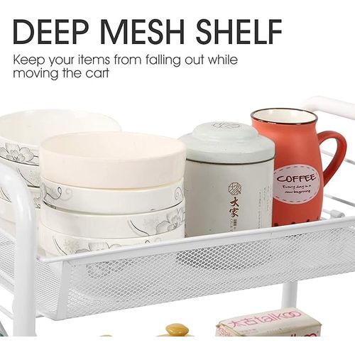 Generic Multi-Purpose Steel Trolley Shelves - 5 Layers Kitchen Shelf - image 3