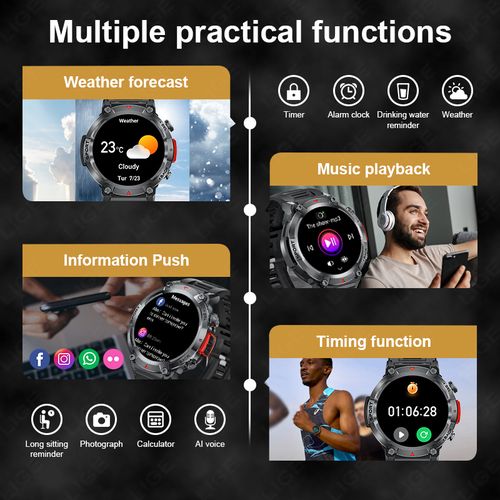 product_image_name-Generic-Smartwatch LED Flashlight Bluetooth Call Sport Tracker IP67 Waterproof-5