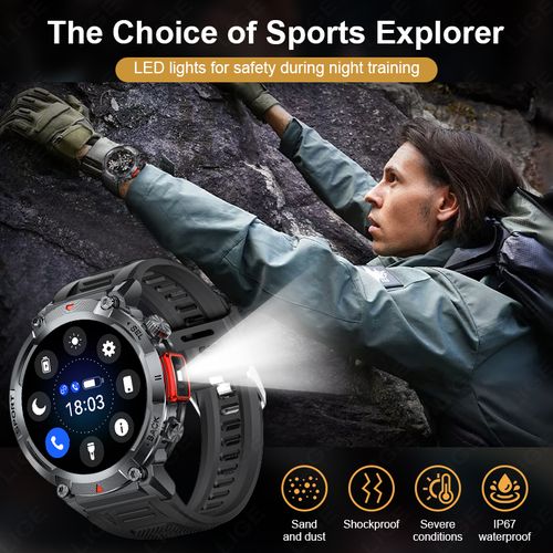 product_image_name-Generic-Smartwatch LED Flashlight Bluetooth Call Sport Tracker IP67 Waterproof-6