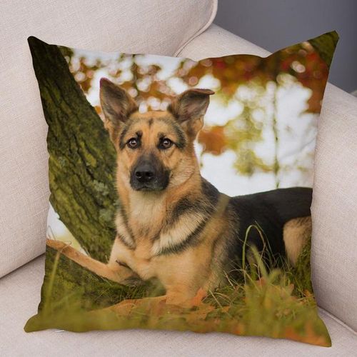 Generic Super Soft Short Plush German Shepherd Dog Pillow Case Cushion Cover For Sofa Home Decor Pet Animal Pillowcase 45 45cm Jumia Nigeria