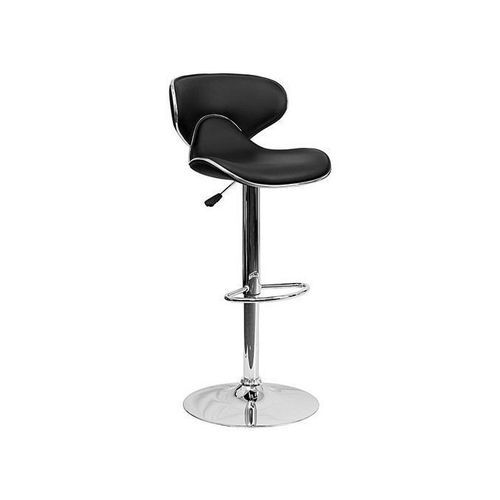 product_image_name-Generic-360° Swivel Comfort Leather Bar Stool - Black-1