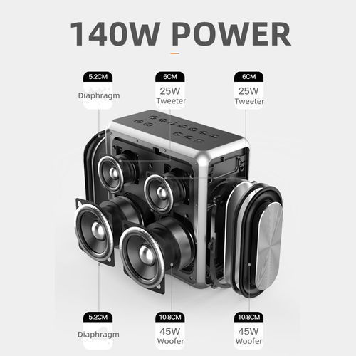 Xdobo King Max Portable Bluetooth Wifi Karaoke Speaker 140W - image 4