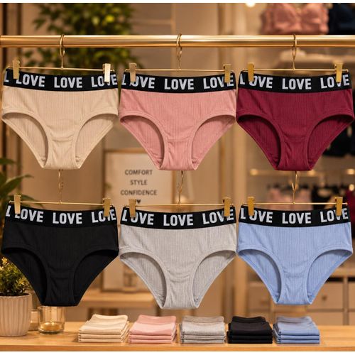 Fashion Ladies love pants 6pieces