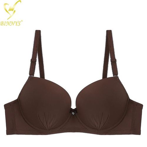 Generic Binnys Latest Girls Style Teenager Ladies Soild Super Quality Push  Up Invisible Senorita Sujetador Underwire Bra