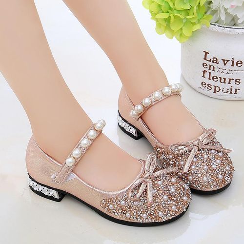 Jeweled Diamond T-Strap Wedding Shoes Bridal Crystal Chunky Heel Genuine  Leather Rhinestone Sandals Women For Girls Summer