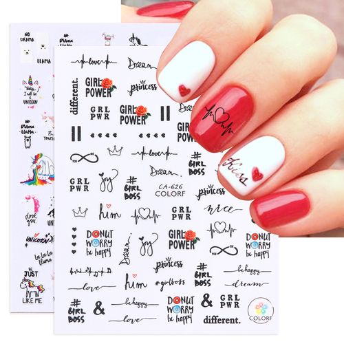 S3D012 Design Nail Sticker 3D Art By The Namie – Nail Company Wholesale  Supply, Inc