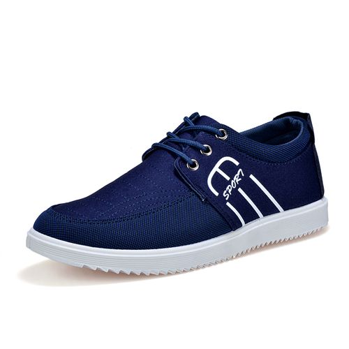 Men’s Lace Up Casual Shoes-Blue – Nigeria Shopping