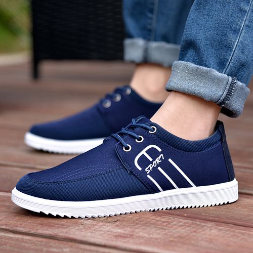 Men’s Lace Up Casual Shoes-Blue – Nigeria Shopping