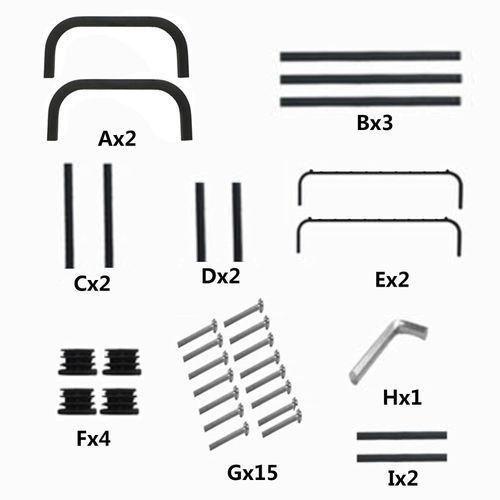 CYFAZA Garment Rack Freestanding Hanger Double Rods Clothing Rack - image 5