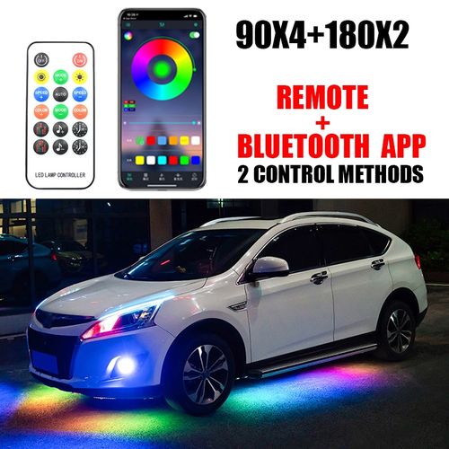 Auto Led verlichting - Underglow Led Strip Licht -Mobiele app - 12V