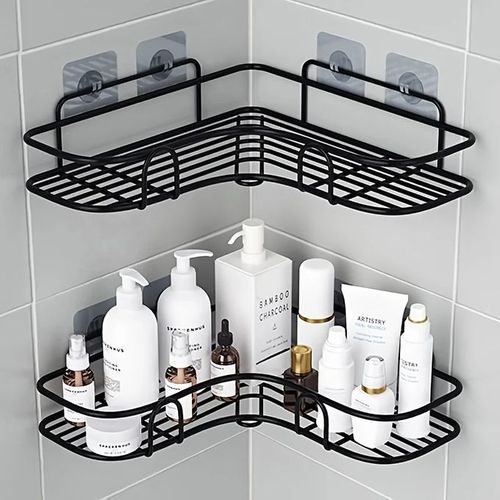 product_image_name-Generic-Bathroom/Toilet Corner Iron Shelf Rack-1