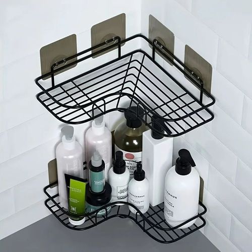 product_image_name-Generic-Bathroom/Toilet Corner Iron Shelf Rack-3