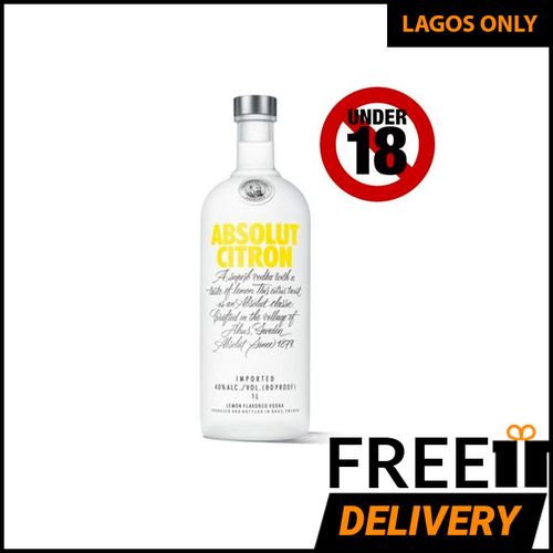 Absolut Vodka Citron 1L Jumia Nigeria