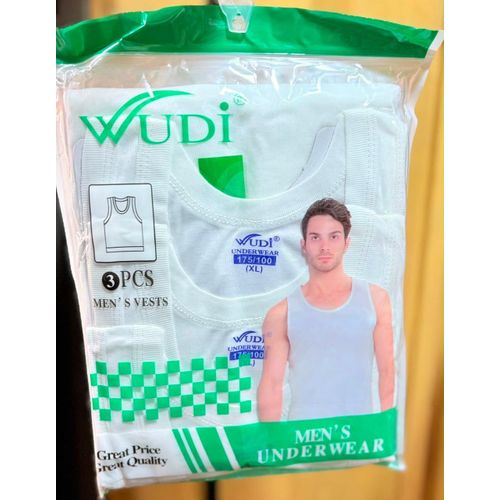 Fashion Quality 3 in 1 white Singlet