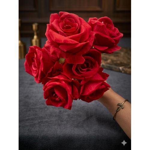 Genera 7 headed velvet Rose flower