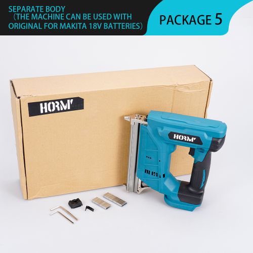 Brushless Wireless Cordless F30 Electric Nail Gun Stapler Nailer  Woodworking Lithium Battery + 1set Nail For Makita (NO Battery)