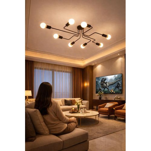product_image_name-Lighting-Exclusive New Modern creative Black ceiling led chandelier light -2