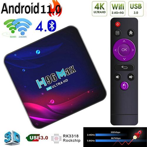 H96 Max 4k Ultra HD Android tv box 