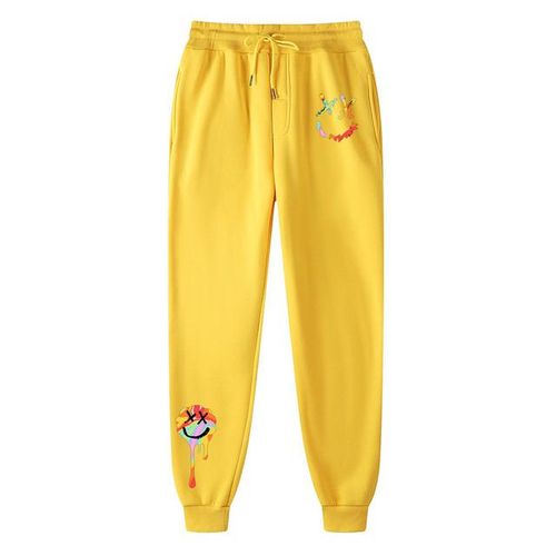 Yellow joggers men cheap