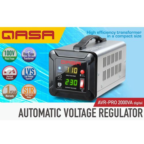 Qasa 2000W AVR-PRO 2000VA digital stabilizer AVR 27VD - image 2