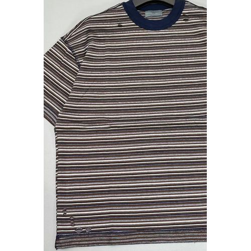 Tshirt Vintage Stripe Distressed Tee - image 2