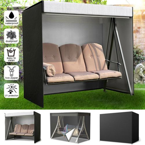 Generic 3 Seater Swing Seat Cover Waterproof Windproof Anti UV