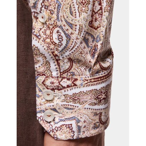 product_image_name-Hawes & Curtis-Slim Fit White & Brown Paisley Shirt-4