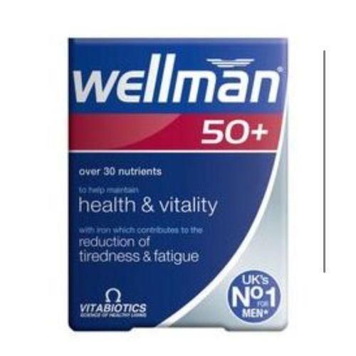 Vitabiotics Wellman  50+ Vitamin And Mineral Supplement 30 Tablets