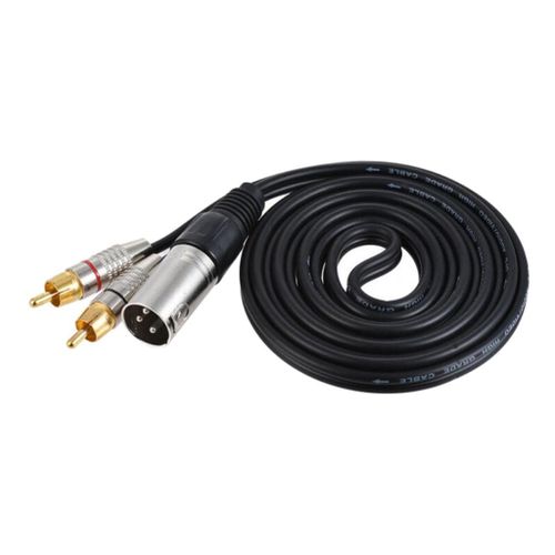 XLR Female Two RCA Male Plugs 1 FT at Cables N More