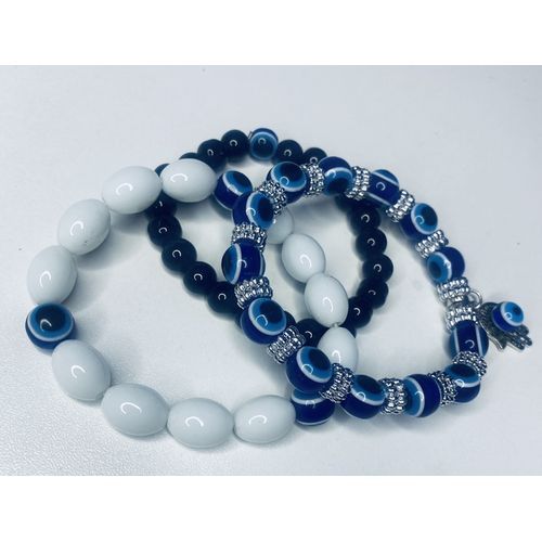 Fashion FORTIFIED BLUE EYE BEADS AND WEALTH STONES