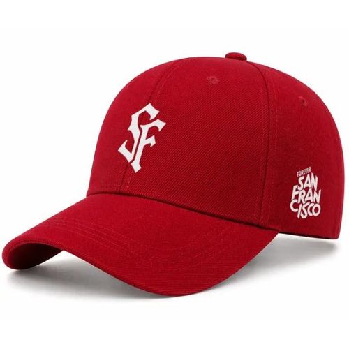 Fashion Class Design Face Cap: Red
